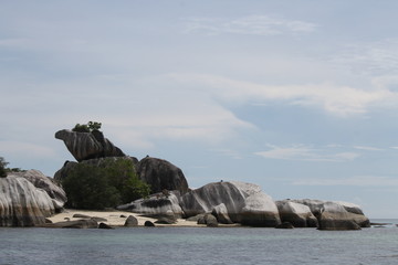 rocks on Belitung island
