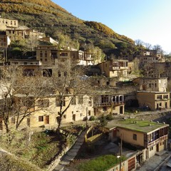 view of masuleh  village  iran