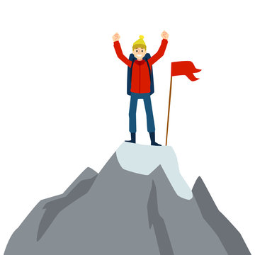 Mountain Climber Cartoon Images – Browse 7,437 Stock Photos, Vectors, and  Video | Adobe Stock