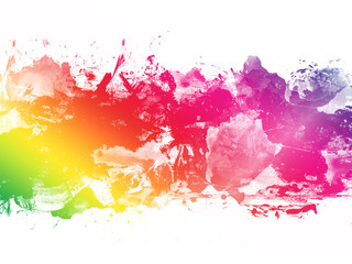 Abstract stain watercolors.colors wet on dry paper