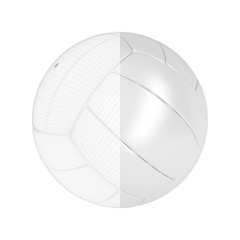 3D model of volleyball ball
