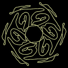 Kolisty wzór - obrazy, fototapety, plakaty