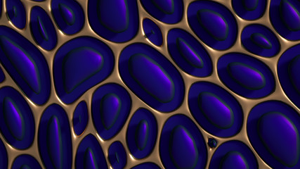 Abstract metal background. 3d illustration, 3d rendering.