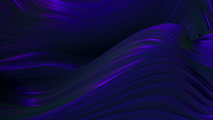 Abstract metal background. 3d illustration, 3d rendering.