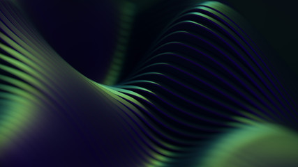 Abstract metal background. 3d illustration, 3d rendering.