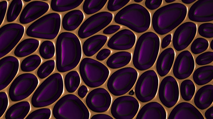 Abstract metal background. 3d illustration, 3d rendering.