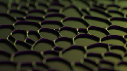 Fototapeta premium Abstract metal background. 3d illustration, 3d rendering.