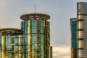Shibuya District Urban Winter Scene, Tokyo, Japan