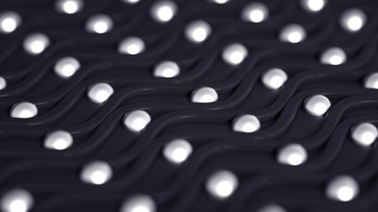 Abstract metal background. 3d illustration, 3d rendering.