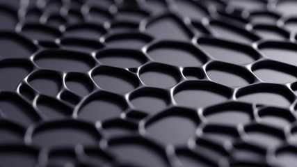 Abstract metal background. 3d illustration, 3d rendering.