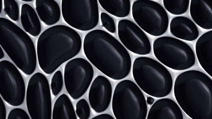 Abstract metal background. 3d illustration, 3d rendering.