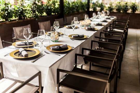 Elegant Restaurant Terrace