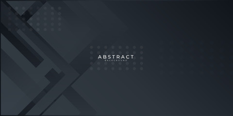 Futuristic dark black neutral abstract background for presentation design