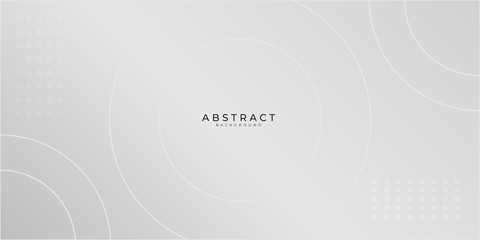 White background with circle light shiny pattern abstract background vector illustration