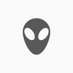 alien icon vector