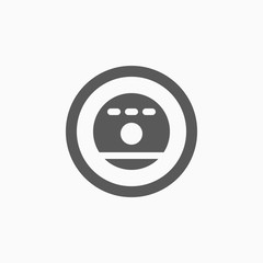 robot vacuum cleaner icon