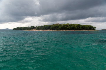 Fototapeta premium Town Of Vodice View From Beach