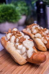 Hot Dog Mac and cheese