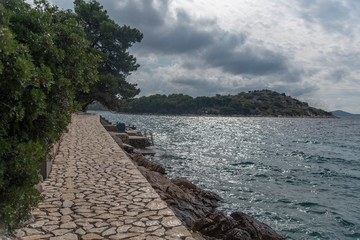Tribunj Croatia Landscape Beautiful Ocean Vacation Destination European Tourism Mediterranean