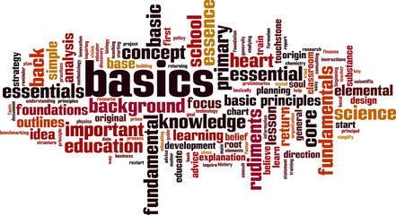 Basics word cloud