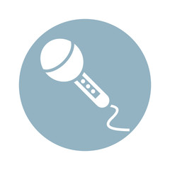 microphone sound device isolated icon