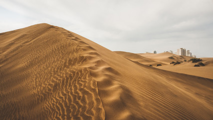 Concon dunes. A touristic landmark in Chile, close to the cities of Valparaíso y Viña del mar