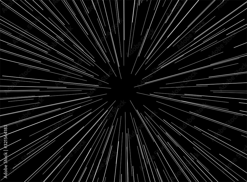 Wall mural design of universe speed background