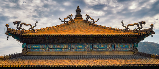 Eight Outer Temples of Chengde in Chengde Mountain Resort, summer residence of Qing dynasty...
