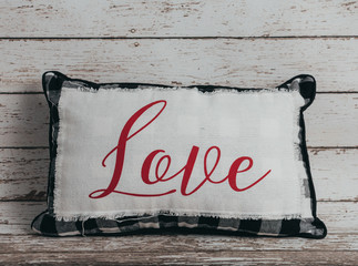 Valentine's Day Love Pillow Background