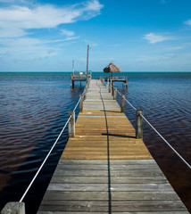 pier in the sea