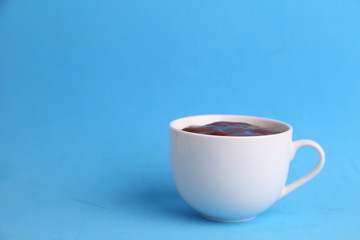 white cup of delicious chocolate