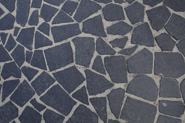  stone texture abstract background. Structure paving slabs of grey color