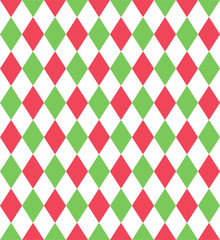 Creative design of harlequin rhombuses seamless texture
