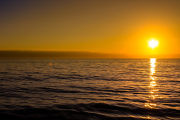 Fototapeta premium sunset over the sea