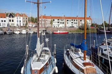Deurstickers Binnenhafen in Middelburg © Fotolyse
