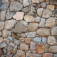 Stone wall. Natural background and texture.
