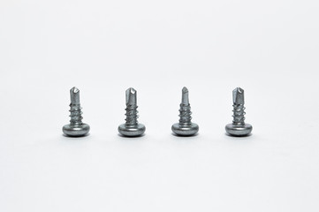 Screws, bolts, nails, macro