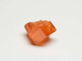 Spessartine Garnet from Nigeria natural raw gemstone crystal