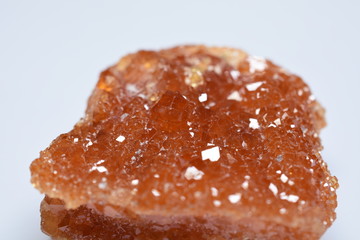 Spessartine Garnet from Nigeria natural raw gemstone crystal