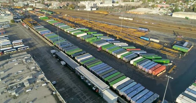 Shipping Yard, Train Yard, Port in South East Portland Oregon