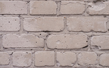 texture of old brick in gray shade of color