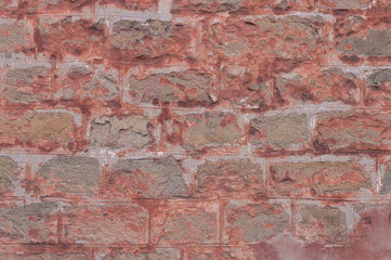 texture of old vintage red brick