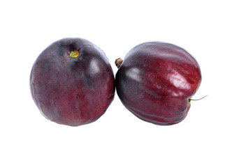 ripe roseapple isolated on a white background