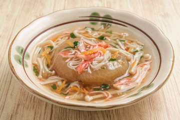 大根のカニ風味あんかけ