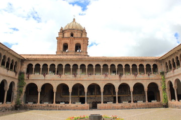 Fototapeta na wymiar Church of Santo Domingo, Coricancha, Cusco, Peru