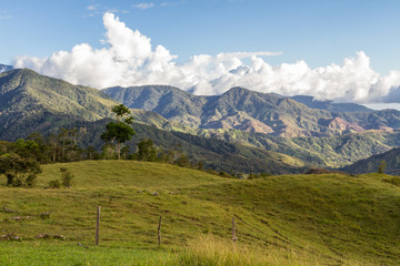 Fototapeta na wymiar Mountains of Costa Rica