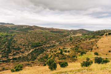 Landscape of Cap de Creus, National Park on the Costa Brava, Spain