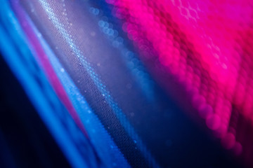 CloseUp LED blurred screen. LED soft focus background. abstract background ideal for design.