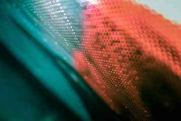 CloseUp LED blurred screen. LED soft focus background. abstract background ideal for design.