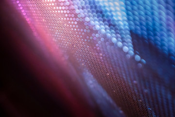 CloseUp LED blurred screen. LED soft focus background. abstract background ideal for design.